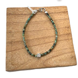 Bracelet  " brillant turquoise d'Afrique  "