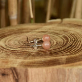 Boucles d'oreilles pierre de soleil