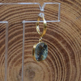 Boucles d'oreilles Divi turquoise