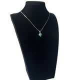 Collier fleur turquoise d'Afrique