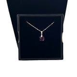 Collier " carré améthyste "