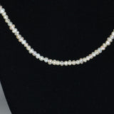 Collier en perle d'eau douce 4 mm