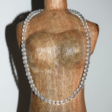 Collier Cristal de roche facetté 6 mm