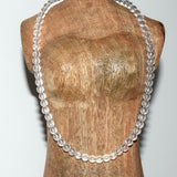 Collier Cristal de roche facetté 6 mm