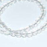 Collier Cristal de roche facetté 6 mm