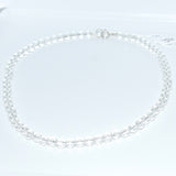 Collier Cristal de roche facetté 6 mm