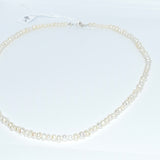 Collier en perle d'eau douce 4 mm