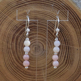 Boucles d'oreilles opale rose Nila