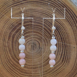 Boucles d'oreilles opale rose Nila