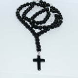 Chapelet agate noire "chapelet"