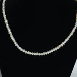 Collier en perle d'eau douce 4 mm