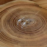 Boucles d'oreilles cristal de roche "6mm"