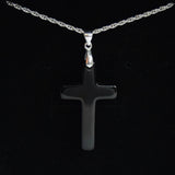 Collier " croix agate "