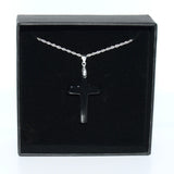 Collier " croix agate "