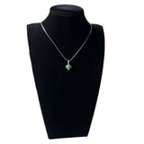 Collier fleur turquoise d'Afrique