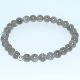 Bracelet labradorite 6 mm qualité A
