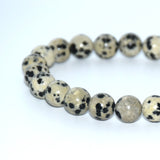 Bracelet jaspe dalmatien