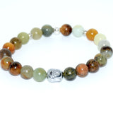 Bracelet jade de chine flowers