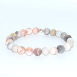 Bracelet d'agate rose