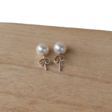 Boucles d’oreilles " Perla " 8 mm
