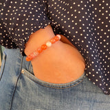 Bracelet en agate du Botswana