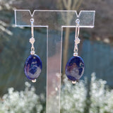 Boucles d'oreilles en lapis lazuli