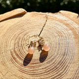 Boucles d'oreilles pierre de soleil