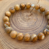 Bracelet en jaspe paysage