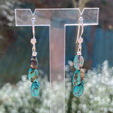 Boucles d'oreilles en turquoise