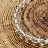 Bracelet cristal de roche 6mm