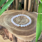 Bracelet quartz rose 6mm qualité B