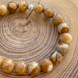 Bracelet en jaspe paysage