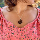 Collier "véritable fossil"