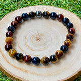 Bracelet oeil de tigre foncé