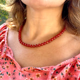 Collier en cornaline chauffée