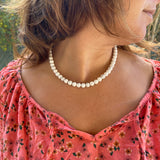 Collier en howlite 8 mm