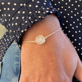 Bracelet en argent pierre de lune