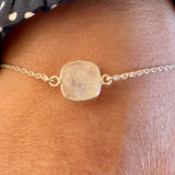 Bracelet en argent pierre de lune