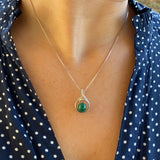 Pendentif avec malachite