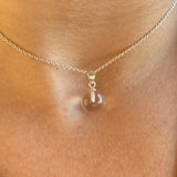 Ras de cou en cristal de roche " 8 mm "