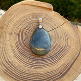 Collier en argent 925/1000 avec labradorite