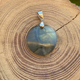 Collier en argent 925/1000 avec labradorite