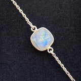 Bracelet en argent pierre de lune