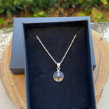 Ras de cou en cristal de roche " 8 mm "