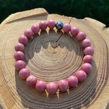 Bracelet en rhodonite qualité A