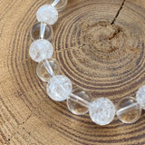 Bracelet en cristal de roche mélangé