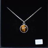 Pendentif "Carla oeil de tigre"