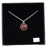 Pendentif " Carla cornaline"