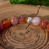 Bracelet d'agate feu