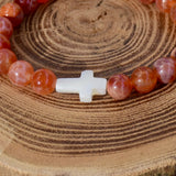 Bracelet d'agate feu